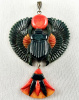 AB176 Brad Elfrink Egyptian scarab & wings pendant